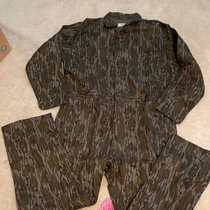 Mossy Oak Camouflage Jumpsuit - Brown and Black